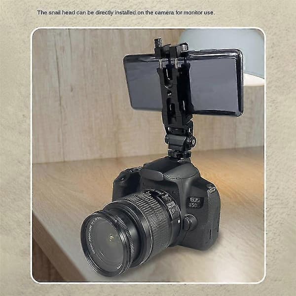 Universal Mobiltelefon Stand Holder Cold Hot Shoe Mount Tripod Adapter Til - Smartphone Vlog, stil