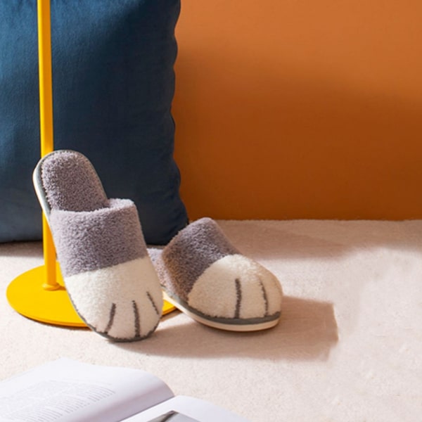 Søde Memory Foam Mænds Tøfler Bløde Varme Slip, Anti-Skridsikker Gummi
