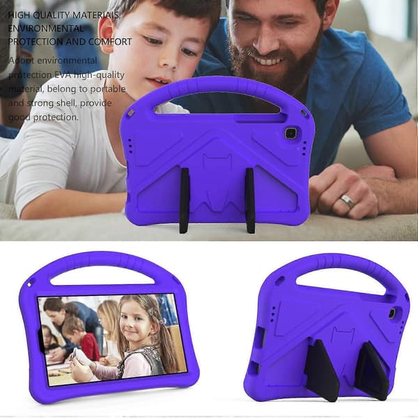 Etui til Galaxy Tab A7 Lite 8.7 T220/T225 2021 Anti-fall Etui Stativ for Filmtitting (P)