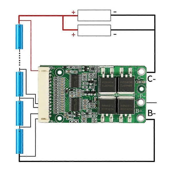 Litiumbatteri Balansert BMS 13s 48v 15a 20a 30a 18650 Pakker Lading Pcb Pcm For E-sykkel/ Bank Sola