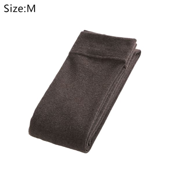 Opaque tights for kvinner - varme termiske vintertights dark brown