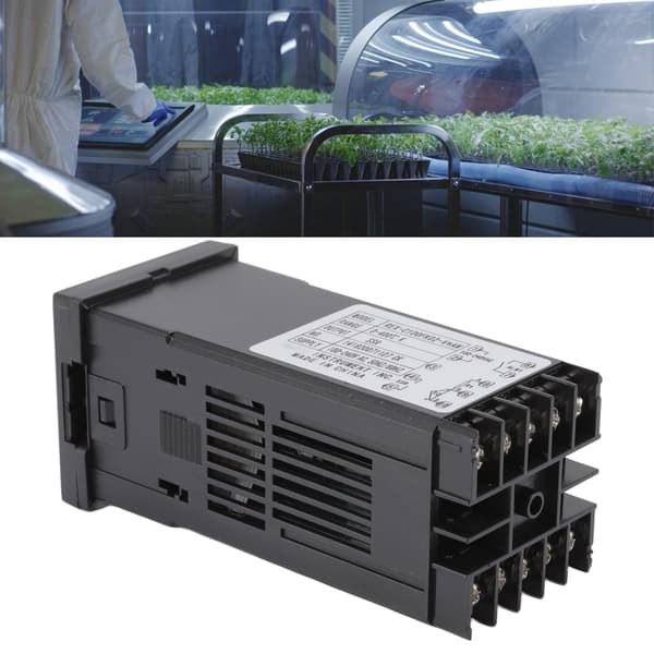 PID Termostat Temperaturkontroller Sett 0‑400℃ Digital Temperaturkontroller med Termoelementrelé AC100‑240V