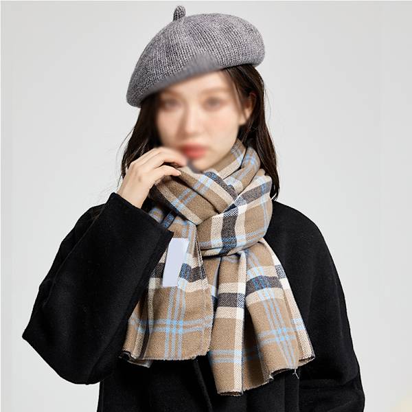 Vändbara Eleganta Klassiska Scarves för Vår Höst Vinter