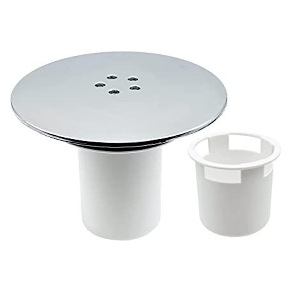 Bonde Dusch, Bonde de Douche 90 mm/115mm, Ersättning av Silhuvud för Duschbrunn, Universellt Duschbrunnlock, Uttagsskydd