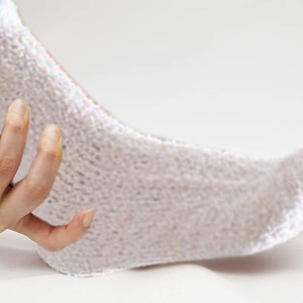 Vinter Varma Sockor Mjuka Plysch Sockor Stickade Sockor Tjocka Sängsockor Höga Sockor Vinter Varma Sockor Elastiska Jul
