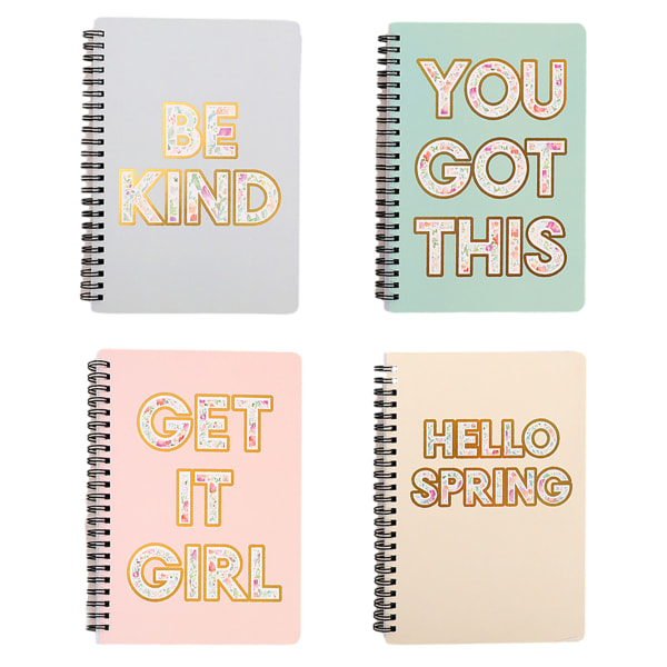 Spiralblock, A6 Hardcover Spiral Journal, College Ruled