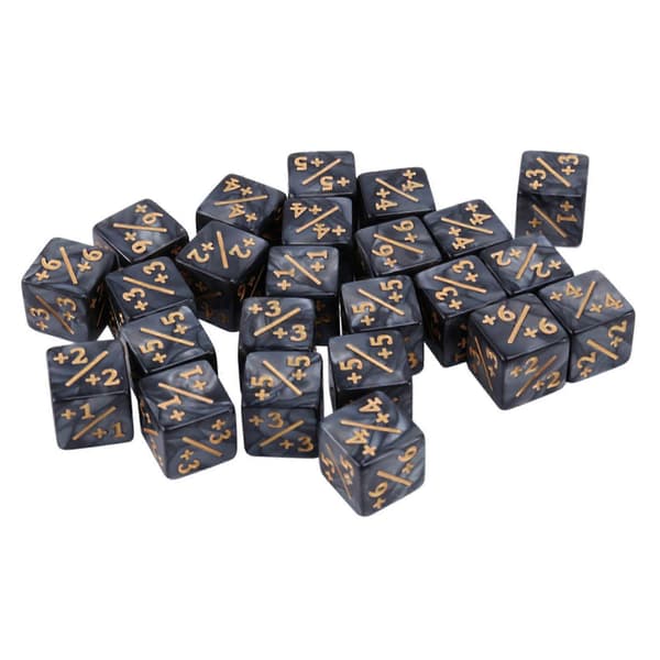 96 Stykker 16mm Terningtellere Token Terninger Lojalitetsterninger D6 Terningkube For Kortspill