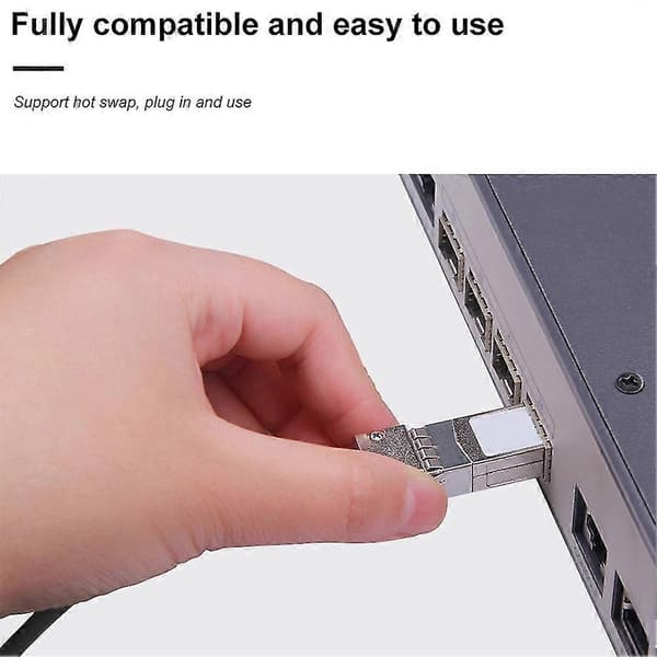 Jt-com 10gb Sfp+ Dac Twinax Kabel, Passiv, til Sfp-h10gb-cu2m, , , , , , 1 meter