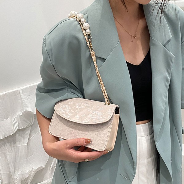 Ny väska dammode Pärla handväska kedja axelväska crossbody