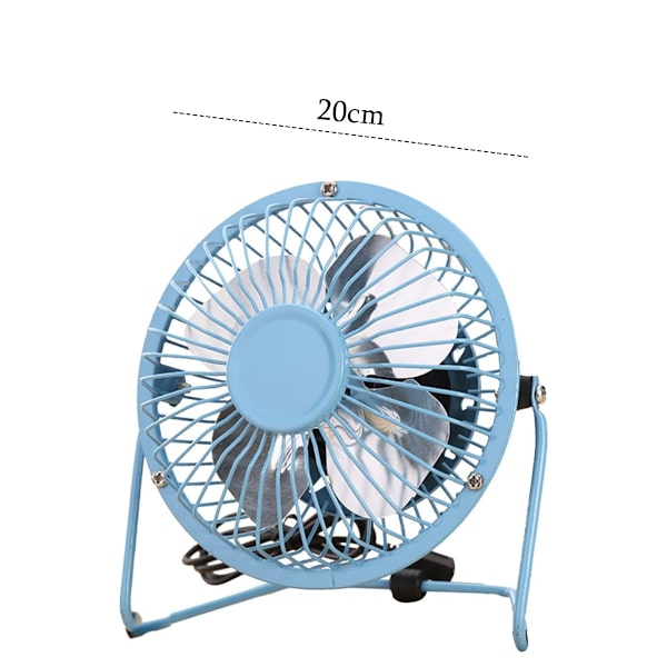 USB Bærbar Gadget Mini USB Fan Lille Desktop Radiator Kølefan Laptop Fan Mini Radiator - Blå