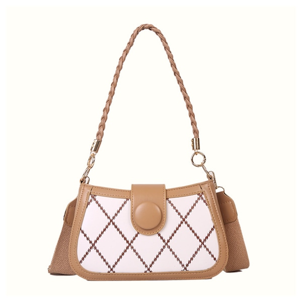 Mode diamant taske skuldertaske vintage klassisk