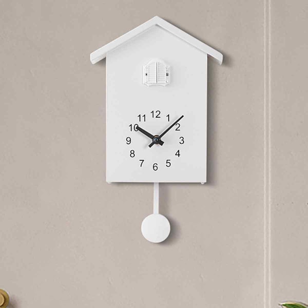 Time Väggklocka i nordisk stil gökur ut genom fönstret tidklocka fågel timklocka T60