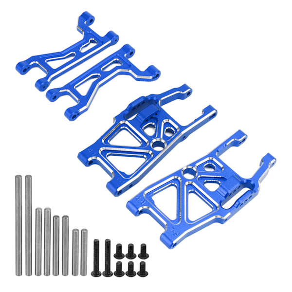 Aluminiumlegering Främre Bakre Övre Nedre Fjädringsarmar för Traxxas 1/10 MAXX 2.0 RC Bil Mörkblå