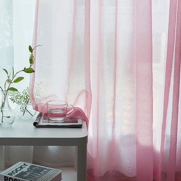 Transparente Gardiner til Stuen med Stanglomme