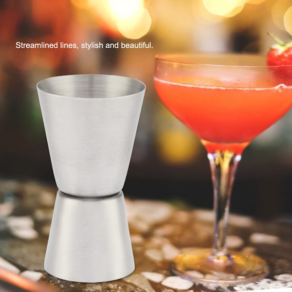 15/30ML målebeger i rustfritt stål Bar cocktail Drikk glass Bar Bar mikser målebeger
