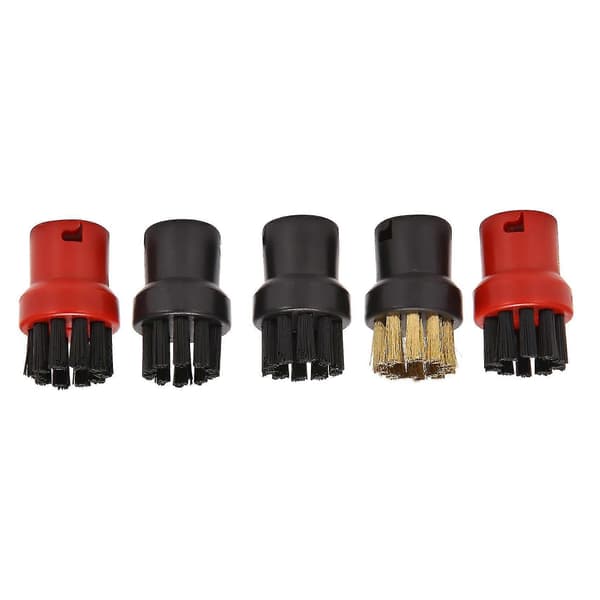 5 stk. Dyser Nylon Messing Børste Børster Til Sc1 Sc2 Sc3 Sc4 Sc5 Sc7 Easyfix Moppeklude Klude Damp Cl