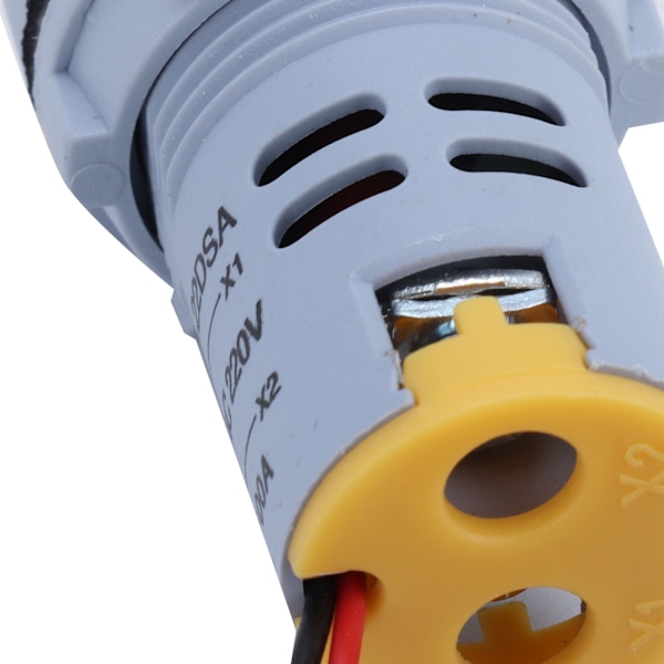 Digital Strömmätare Universal Amperemeter Signalindikatorlampa Ljus AC 220V AD16‑22DSAGul