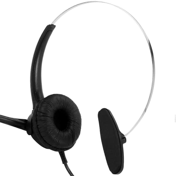 RJ9 Call Center-headset, Mono-headset, Brusreducerande Headset, Samtalsheadset med Mikrofon