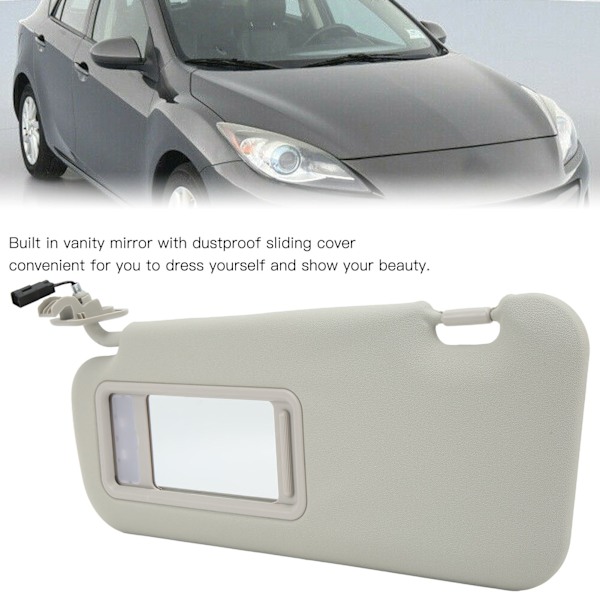 Solskydd, vänster sida, förarplats, BBM2 69 320C 75, ersättning för Mazda 3 Hatchback 2010‑2013