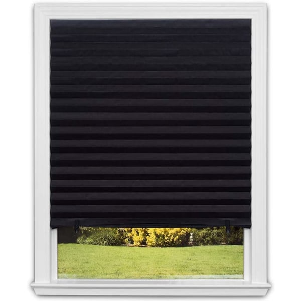 1617201 Original Blackout Plisségardiner i papir, 36 tommer x 72 tommer, 6-