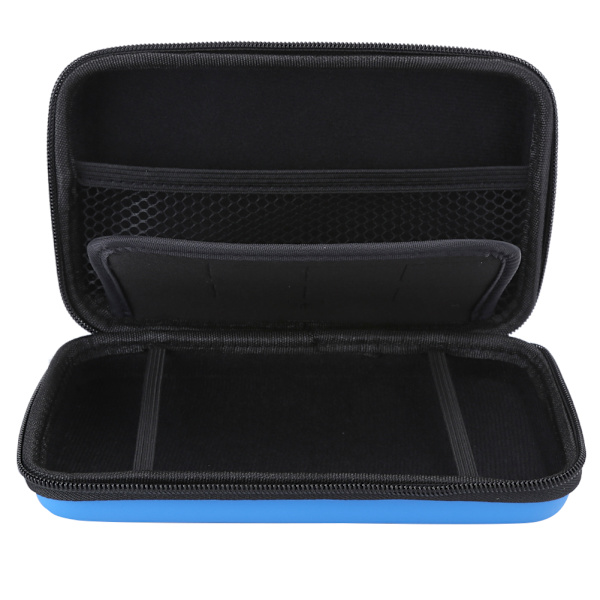 2 st EVA skyddande hårt paket bärbar förvaringsväska för Nintendo 3ds XL spelkonsol blå