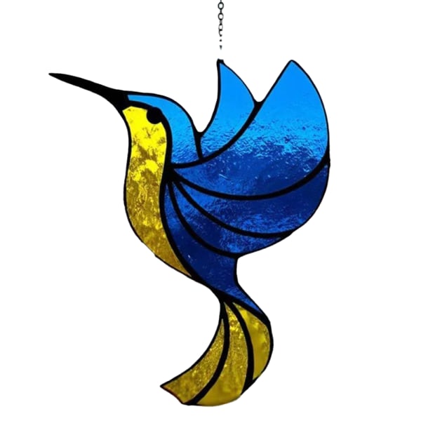 Glass window hangings, birdie outdoor interior decoration