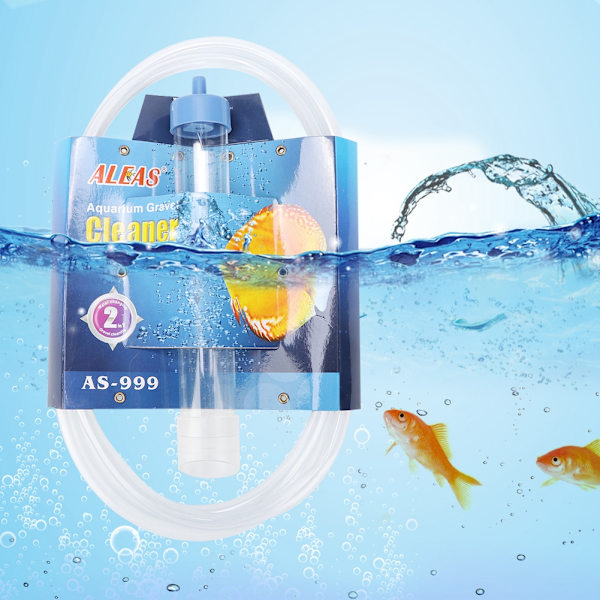 PVC Liten Fisk Tank Rengöring Vatten Byte Rör Professionell Pump Rengöring Verktyg Akvarium Kit