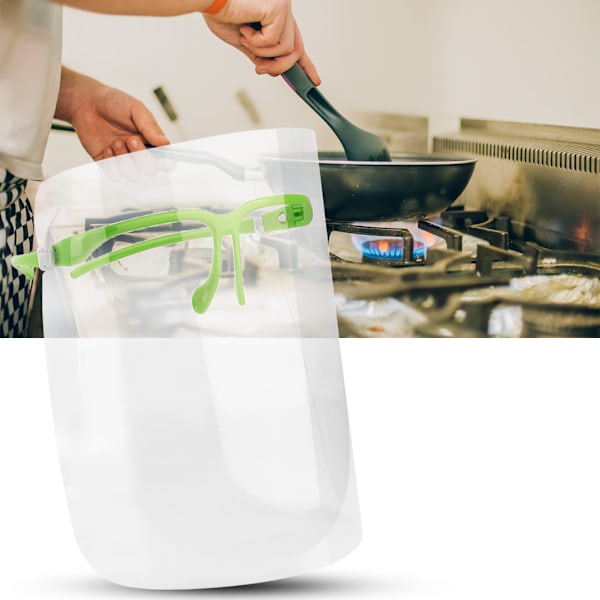 Ultraklara Skyddande Ansiktsskydd Rosa Glasögonbågar, Fullständigt Ansiktsskydd, Ergonomisk Design för Alla Inklusive Glasögonbärare