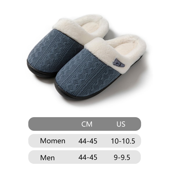 Dames Hjemmesko med Glidelås, Fuzzy Hjemmesko med Minneskum, Scuff