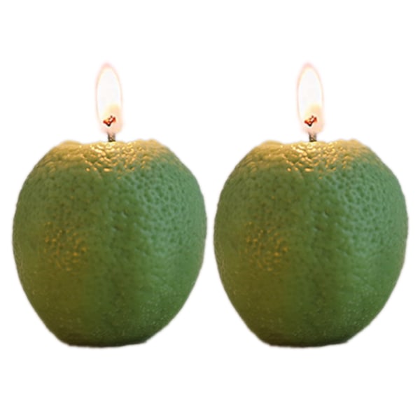 2 doftpresenter citronljus doft födelsedagspresent simulering härligt fruktljus