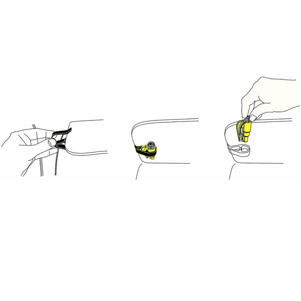 2-pack, Original Emergency Nyckelring Bilflykt Verktyg, Originalet
