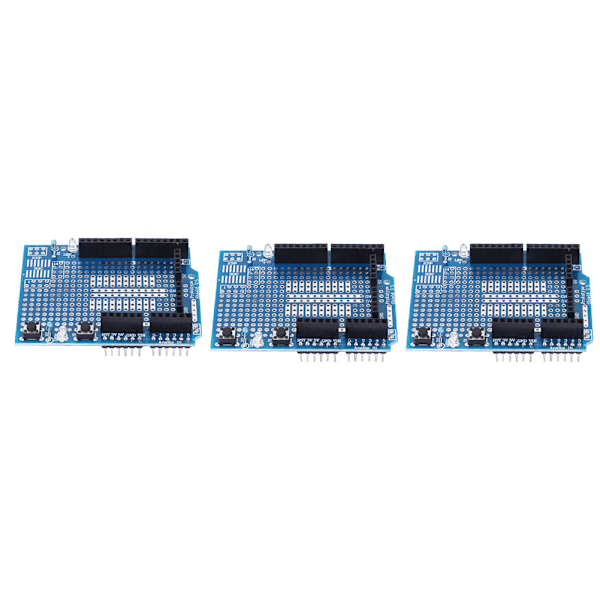 3 st Prototyp-utbyggnadskort Kompatibelt med R3 ProtoShield Passar för Arduino