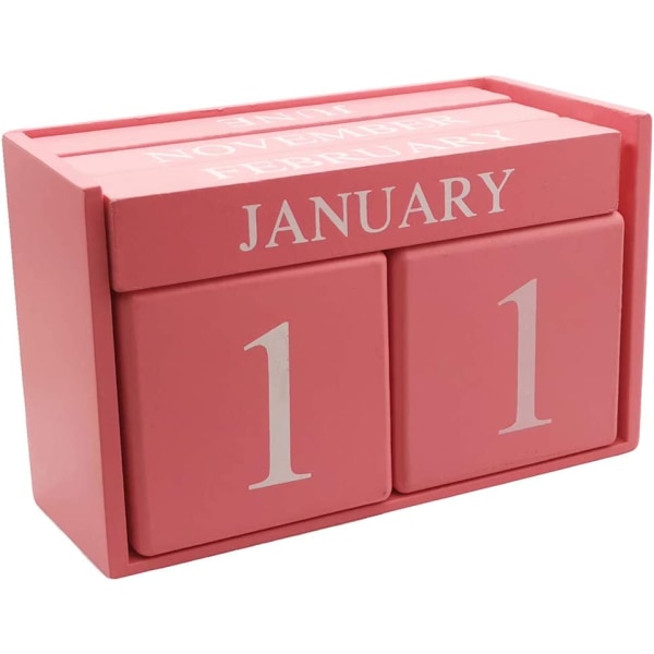 Treblokker Kalender - Evigvarende Blokk Måned Datovisning