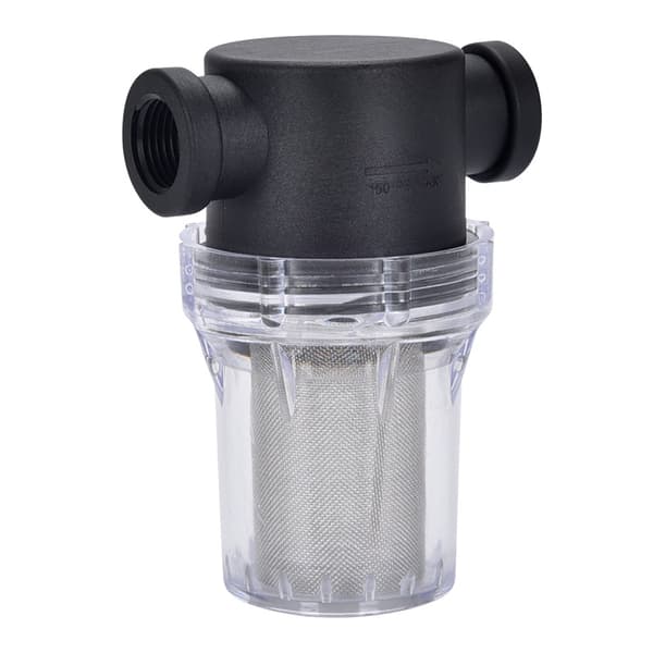 3/4\" Vandpumpesfilter med 200 Mesh Rustfrit Stålsi, Inl
