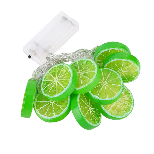Lime 1,5m 10LED Lyslenke Hage Julelys Feriefest Dekorasjon