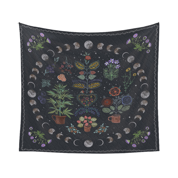 Månblumetapestry Sovrum växt blommig tapestry estetisk Ret