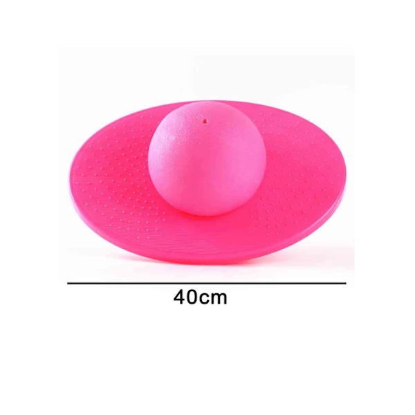Hoppball for voksne og barn fra 6 år - perfekt for trening eller som gave - Rosa