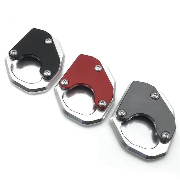 För Trident 660 2021 2022 Motorcykel Stödfot Sidostöd Förlängning Förstora Pad Stödplatta