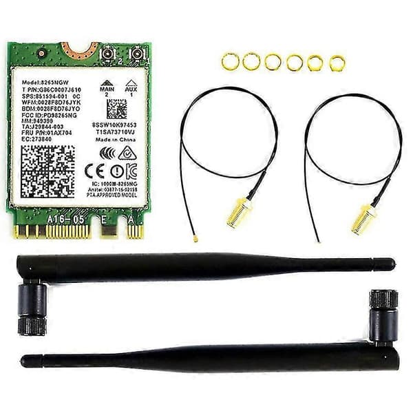 Dual Mode Ac8265 Trådløst Nic Modul 2.4ghz/5ghz Wifi Og Tand 4.2 Til Kit
