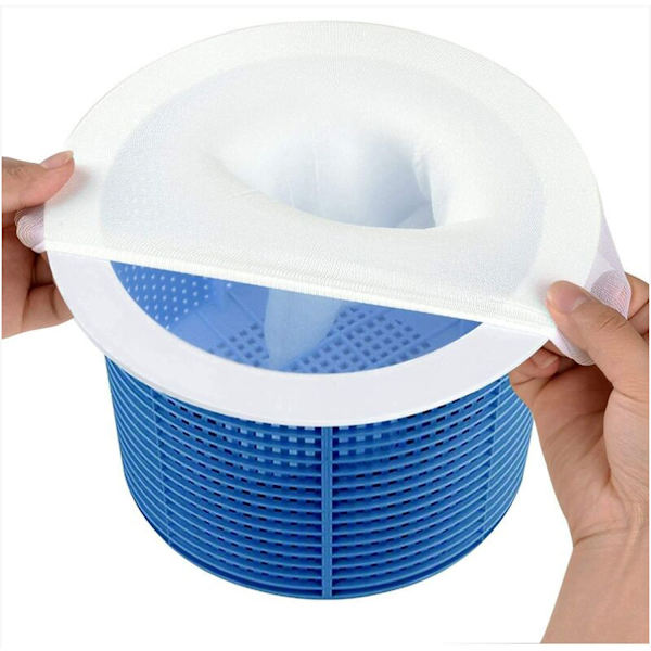 Pool Skimmer Sokker, Holdbar Elastisk Nylon Klud Pool Skimmer Filter