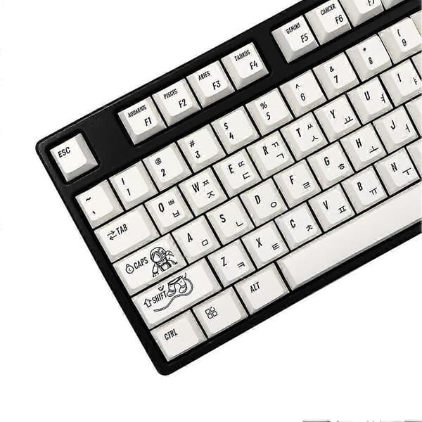 Ydre tastehætter Cherry Keycap til 61/64/68/108 Gmmk Pro mekanisk gaming tastehætte, ko