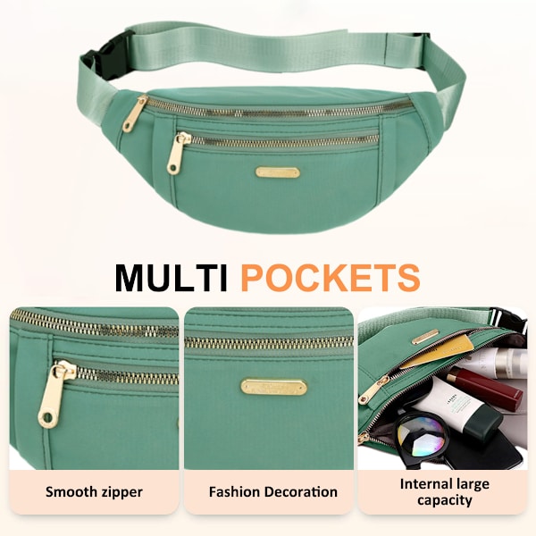 Allsidig messengerbag i casual Oxford-stoff