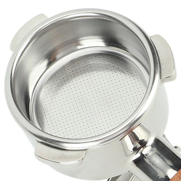 Kahvi Portafilter 54mm Kahvi Kaksoissuuttimet Portafilter Ruostumaton Teräs Kahvi Suutin Portafilter Breville 870 880 Kahvikoneelle C1 Ruusupuu