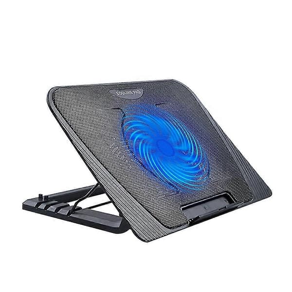 Laptop Køler Laptop Kølepude Notebook Gaming Køler Stand Med En Blæser Og 2 Usb Porte