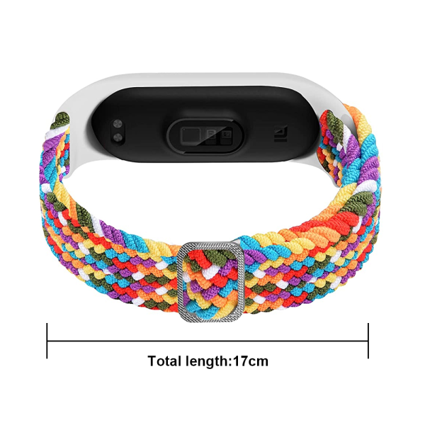 Flätat Solo Loop-band Kompatibelt med Xiaomi Mi Armband