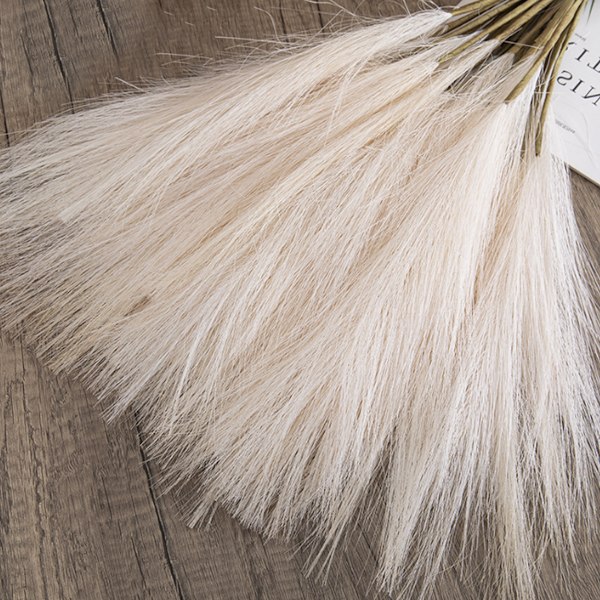 12 kpl Tekokukka-pampasruohoa  Keinotekoinen Pompous Grass Fake Pompass