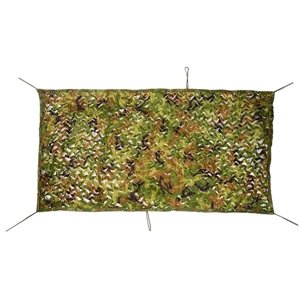 Skovkamouflage Net - camping, militær, solskygge net, 2 x 3 meter