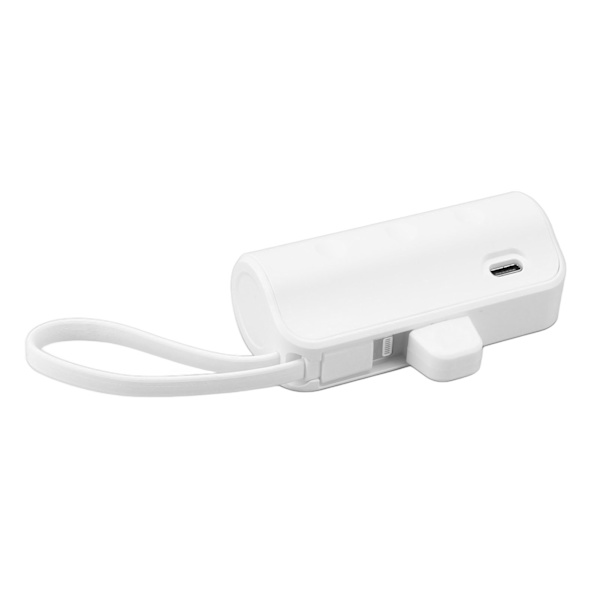 Mini Kannettava Latauslaite Monitoiminen Sisäänrakennettu Kaapeli IOS-liitäntään Type C 2 in 1 Mini USB C Power Bank Hätätilanteisiin