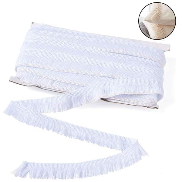 Polyester Frans Tofs Spets Trim Frans Fiber Trim för Sömnad Q