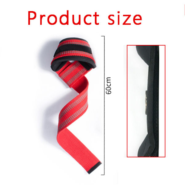 Hård Træk Wrist Lifting Straps Grips Bånd-Deadlift Straps med